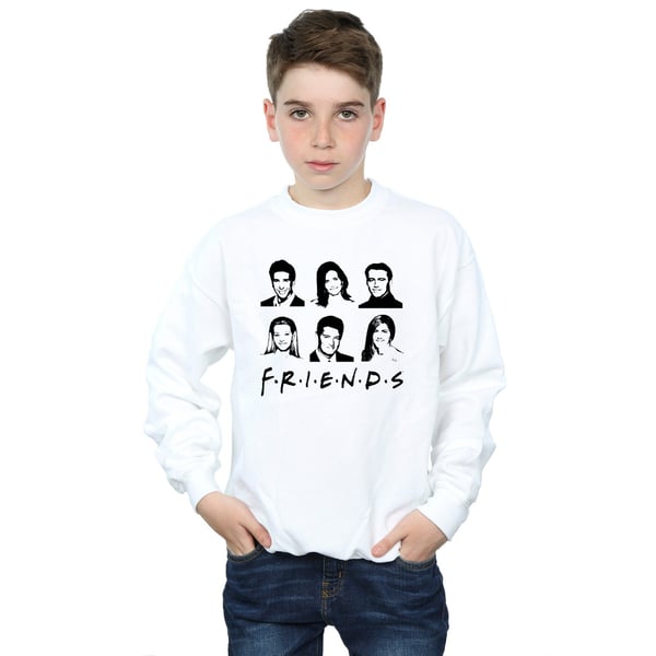 Friends Boys Faces Logo Sweatshirt