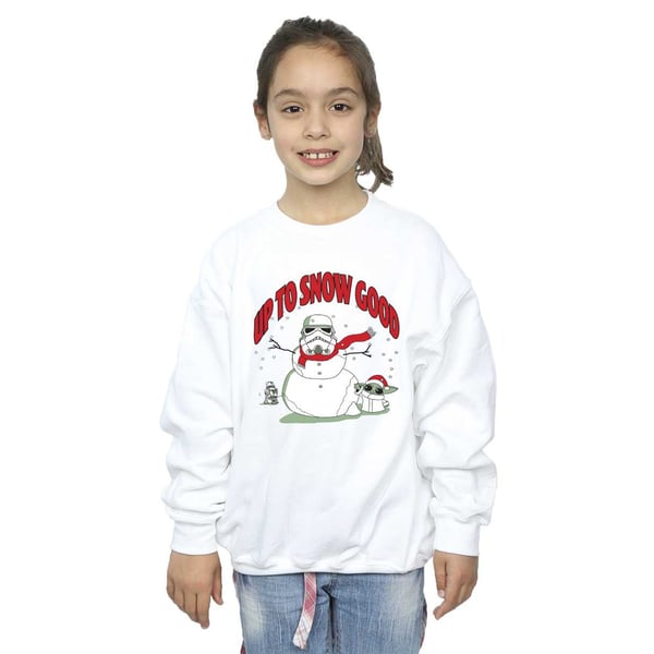 Star Wars The Mandalorian Girls Up To Snow Good Sweatshirt