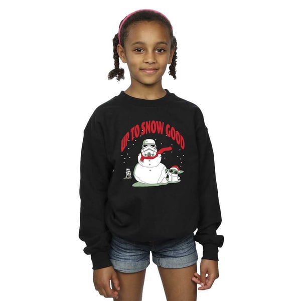 Star Wars The Mandalorian Girls Up To Snow Good Sweatshirt