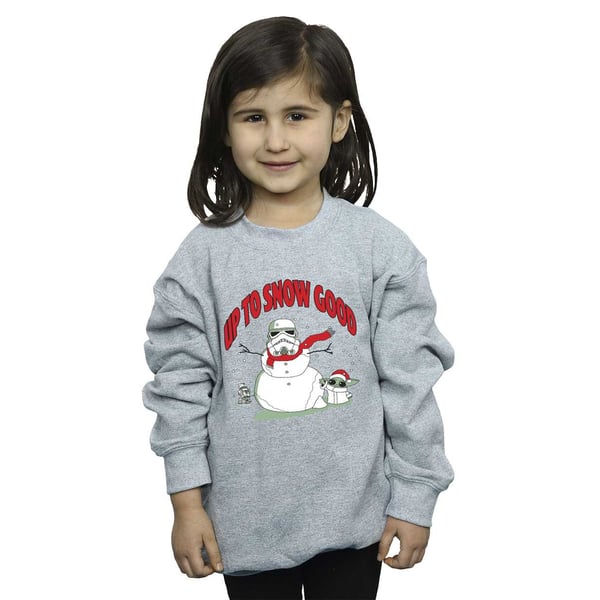 Star Wars The Mandalorian Girls Up To Snow Good Sweatshirt