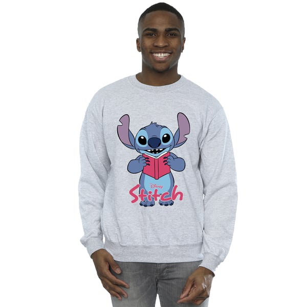 Lilo & Stitch Mens Reading Standing Sweatshirt