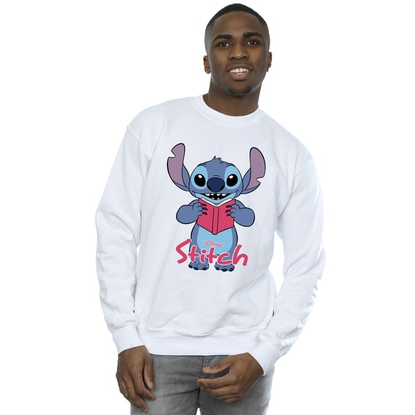 Lilo & Stitch Mens Reading Standing Sweatshirt