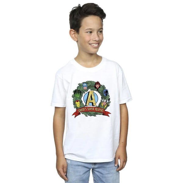 Avengers Boys Santa´s Super Helpers Cotton T-Shirt