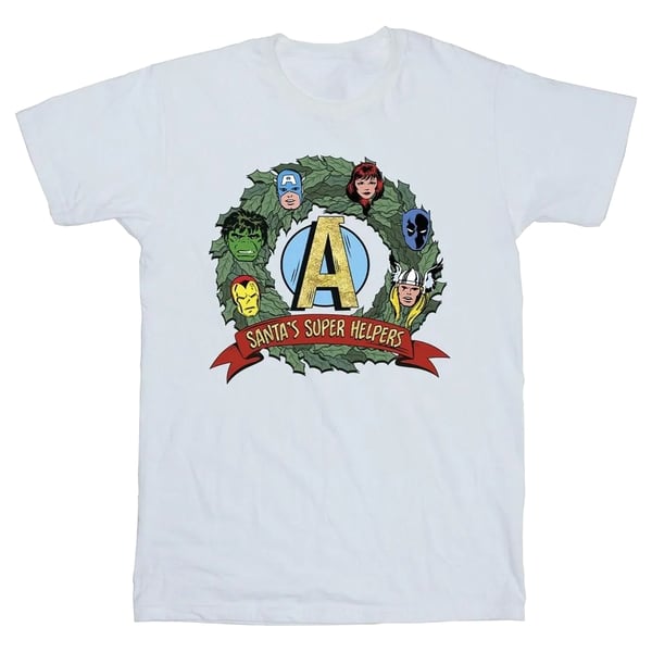 Avengers Boys Santa´s Super Helpers Cotton T-Shirt