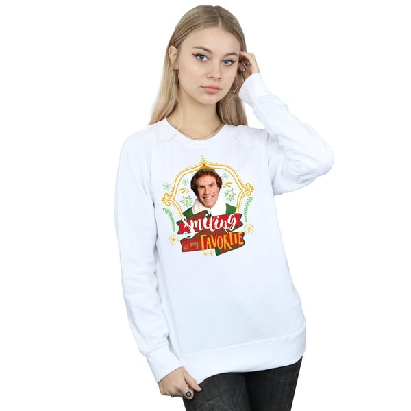 Elf Womens/Ladies Buddy Smiling Sweatshirt