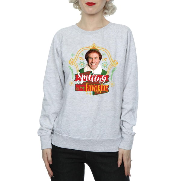 Elf Womens/Ladies Buddy Smiling Sweatshirt