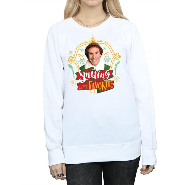 Elf Womens/Ladies Buddy Smiling Sweatshirt