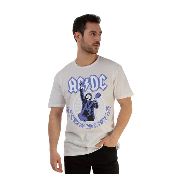 AC/DC Mens Let There Be Rock Cotton T-Shirt