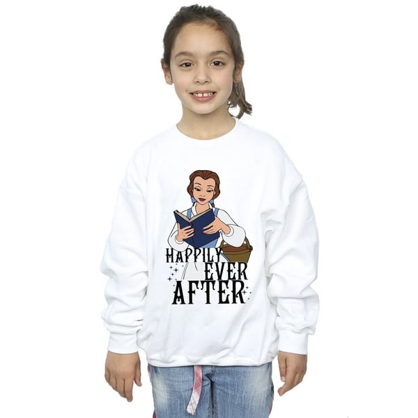 Beauty And The Beast Girls Happily Ever After Reading Belle Sweatshirt