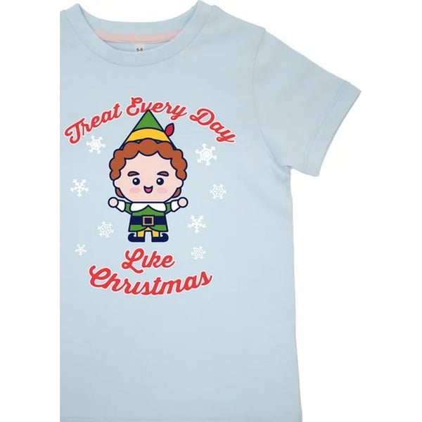 Elf Girls Treat Every Day Like Christmas Long Pyjama Set