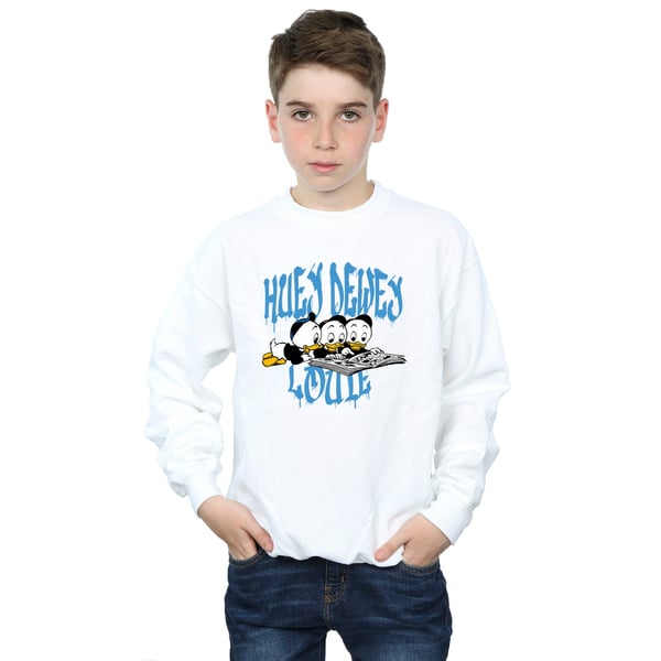 Disney Boys Huey Dewey Louie Reading Sweatshirt