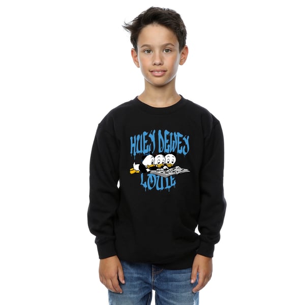 Disney Boys Huey Dewey Louie Reading Sweatshirt
