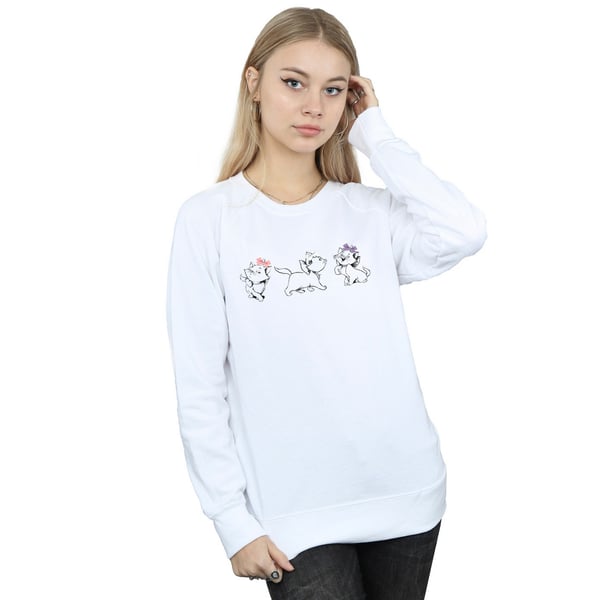 The Aristocats Womens/Ladies Marie Bow Sweatshirt