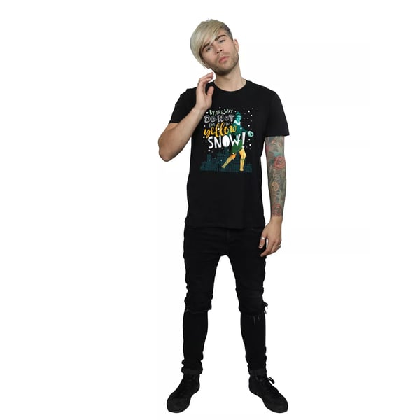 Elf Mens Yellow Snow Cotton T-Shirt