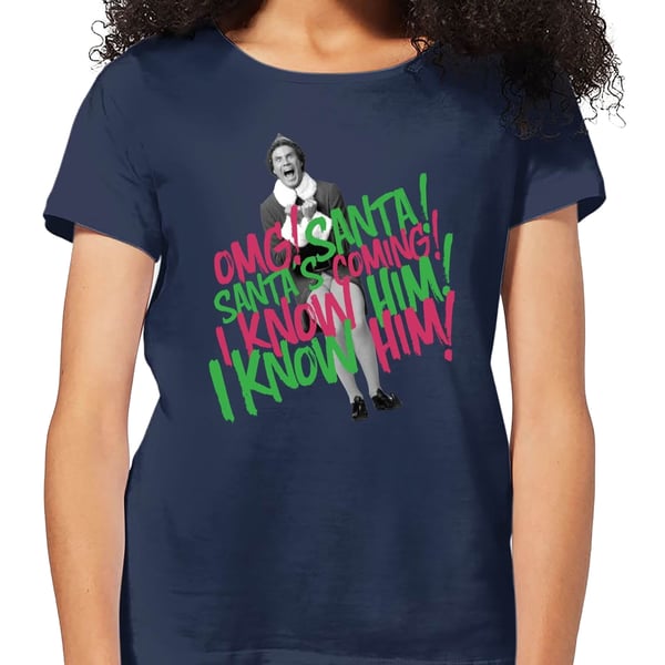 Elf Girls Santa Is Coming T-Shirt