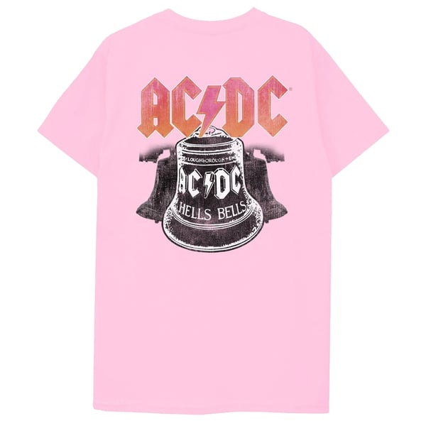 AC/DC Womens/Ladies Hells Bells Gradient Cotton Boyfriend T-Shirt