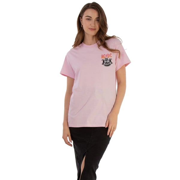 AC/DC Womens/Ladies Hells Bells Gradient Cotton Boyfriend T-Shirt