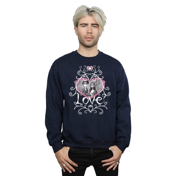 Corpse Bride Mens Love Heart Frame Sweatshirt