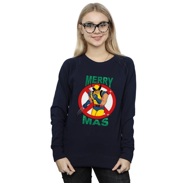 X-Men Womens/Ladies Wolverine Christmas Sweatshirt