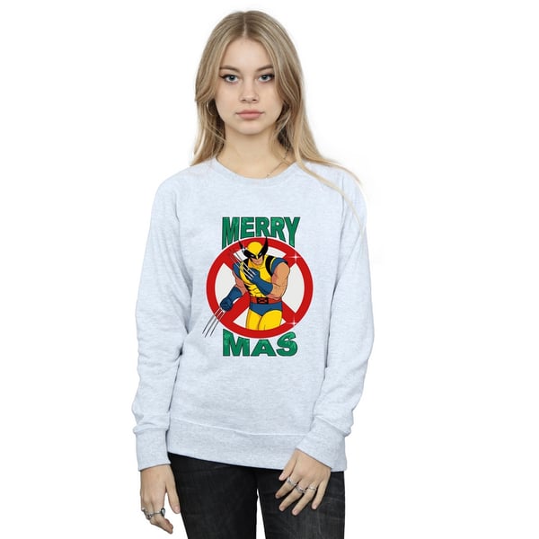 X-Men Womens/Ladies Wolverine Christmas Sweatshirt