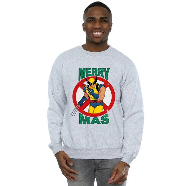 X-Men Mens Wolverine Christmas Sweatshirt
