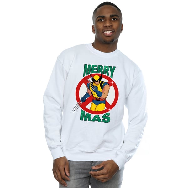 X-Men Mens Wolverine Christmas Sweatshirt
