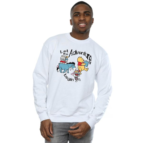 Winnie the Pooh Mens Let The Adventure Begin Sweatshirt