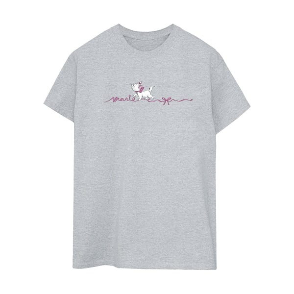 The Aristocats Womens/Ladies Marie Ribbon Boyfriend T-Shirt