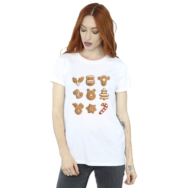 Winnie the Pooh Womens/Ladies Gingerbread Cotton Boyfriend T-Shirt