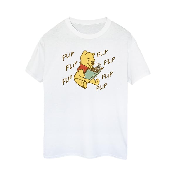 Nalle Puh Dam/Dam Flip Flip Flip Bomull Boyfriend T-shirt