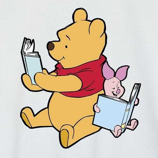 Winnie the Pooh Girls Reading Sweatshirt