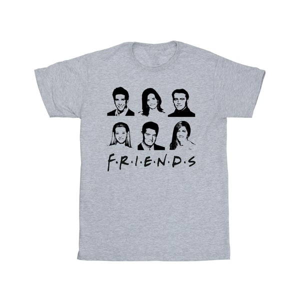 Friends Girls Faces Logo T-Shirt