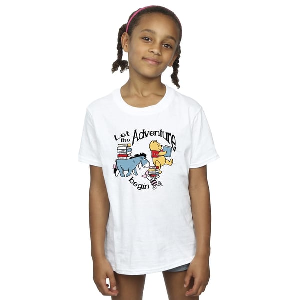 Winnie the Pooh Girls Let The Adventure Begin Cotton T-Shirt