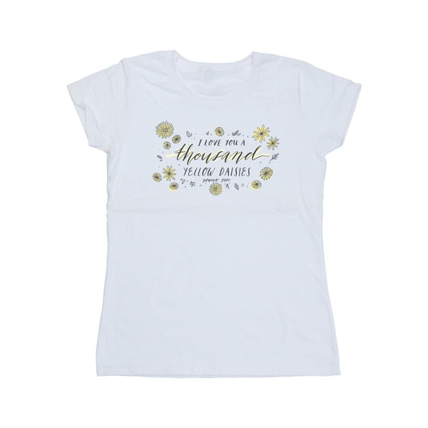 Gilmore Girls Womens/Ladies I Love You A Thousand Yellow Daisies Cotton T-Shirt