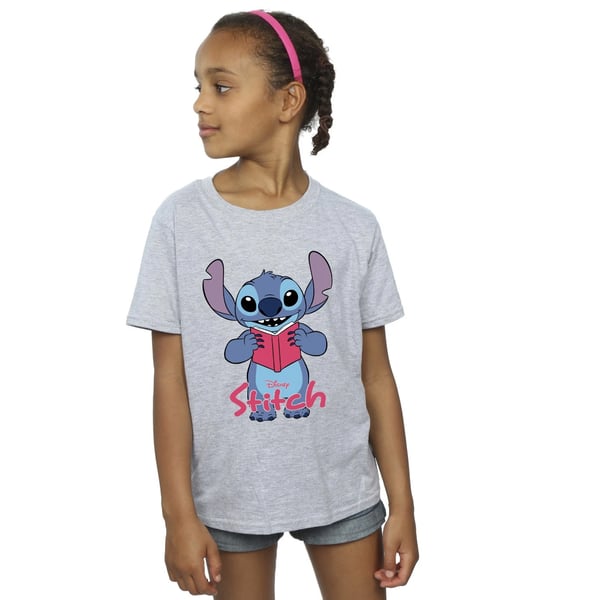 Lilo & Stitch Girls Reading Standing T-Shirt