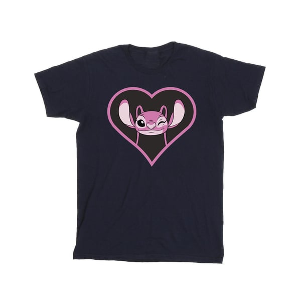 Lilo & Stitch Girls Angel Heart Cotton T-Shirt