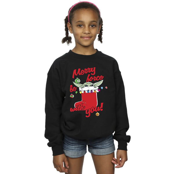 Star Wars The Mandalorian Girls Merry Force Be With You Sweatshirt