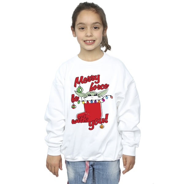 Star Wars The Mandalorian Girls Merry Force Be With You Sweatshirt