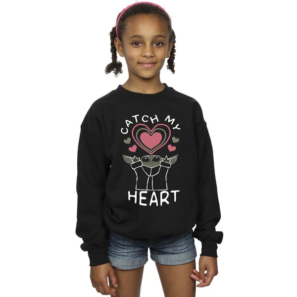 Star Wars The Mandalorian Girls Catch My Heart Sweatshirt
