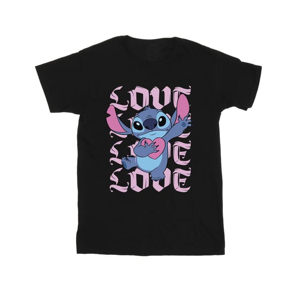 Lilo & Stitch Girls Valentine Love Cotton T-Shirt