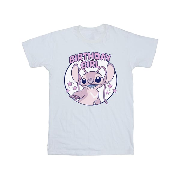 Lilo & Stitch Girls Birthday Girl Cotton T-Shirt