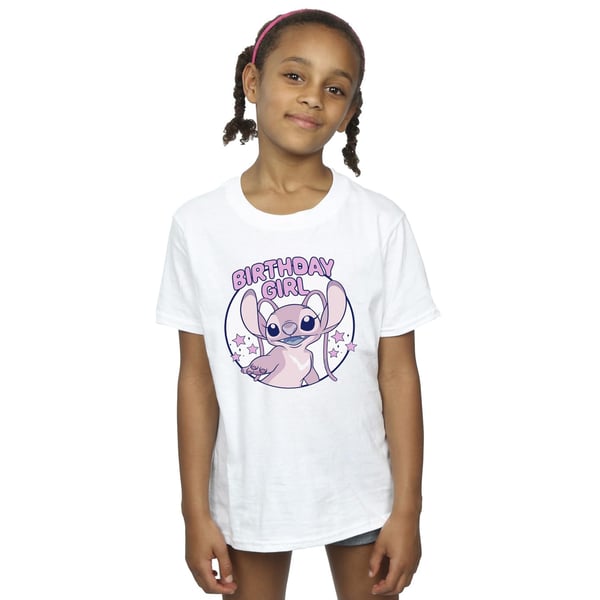 Lilo & Stitch Girls Birthday Girl Cotton T-Shirt