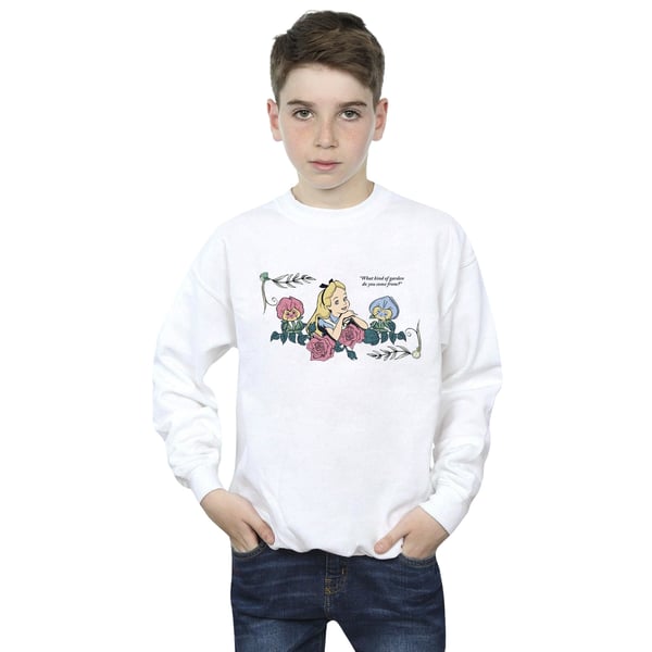 Disney Boys Alice In Wonderland What Kind Of Garden Sweatshirt