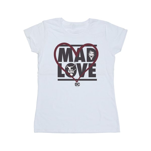 Batman naisten Mad Love The Joker & Harley Quinn puuvillainen T-paita