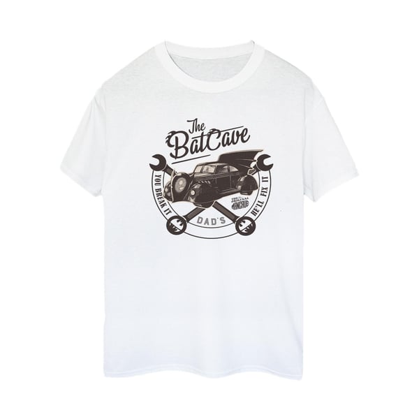 Batman Womens/Ladies The Batcave Car Cotton Boyfriend T-Shirt