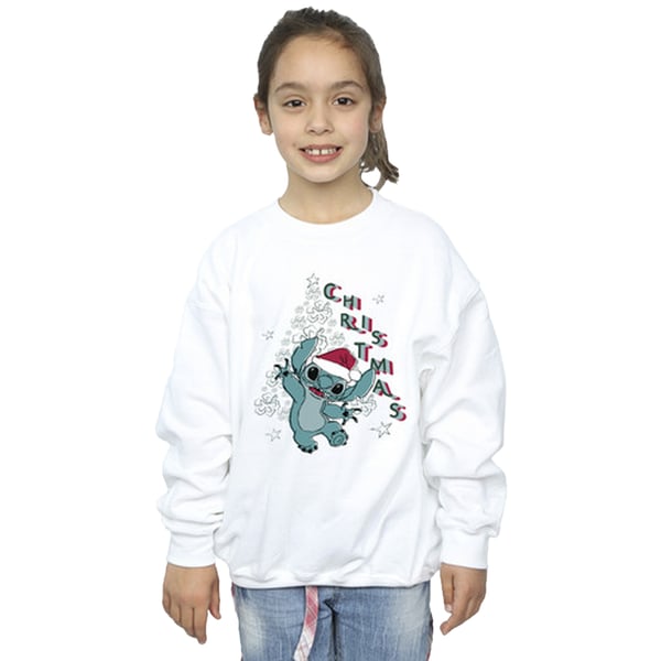 Lilo & Stitch Girls Christmas Tree Sweatshirt