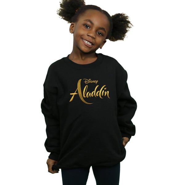Disney Girls Aladdin Movie Logo Sweatshirt
