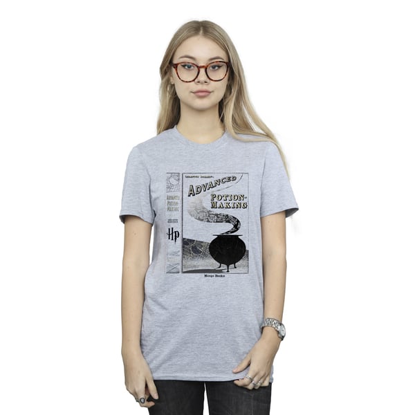 Harry Potter Womens/Ladies Hufflepuff Quidditch Team Captain Boyfriend T-Shirt