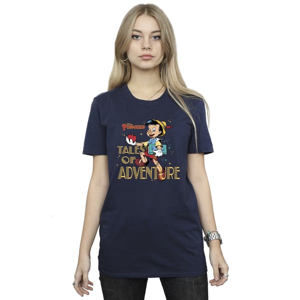 Pinocchio Womens/Ladies Tales Of Adventure Cotton Boyfriend T-Shirt