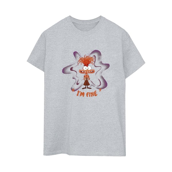 Inside Out 2 Womens/Ladies I´m Fine Boyfriend T-Shirt